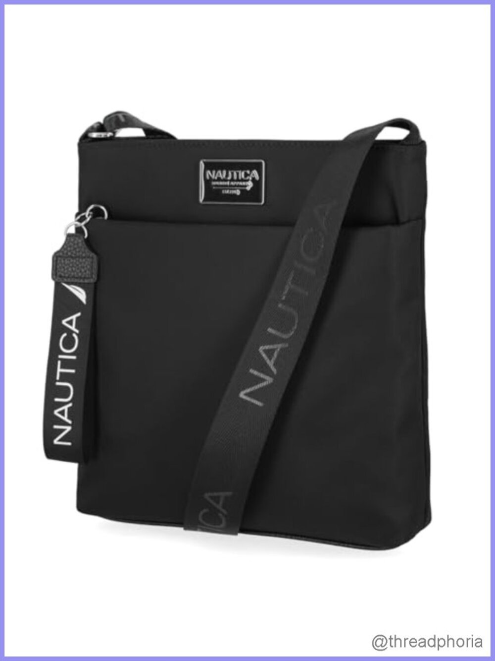 Nautica Diver Nylon Small Women's Crossbody Bag Purse with Adjustable Strap